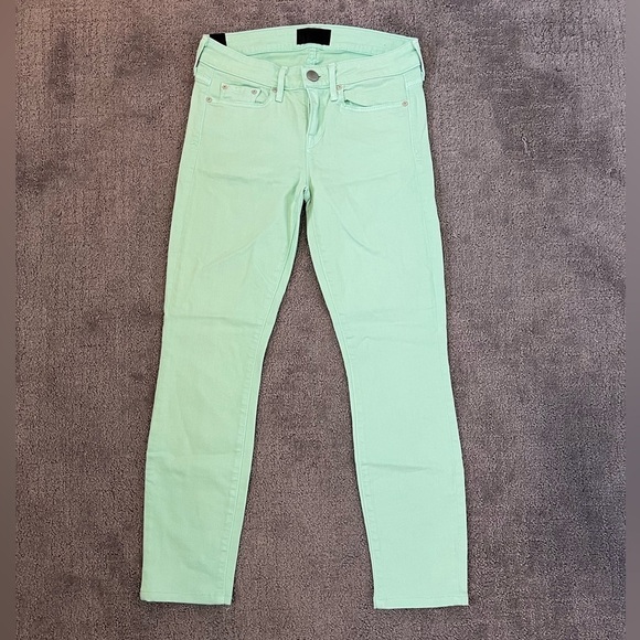 Vince Ankle Skinny Light Mint Jeans - Picture 3 of 6